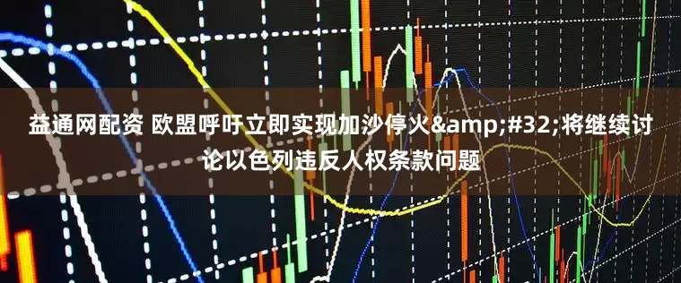 益通网配资 欧盟呼吁立即实现加沙停火&#32;将继续讨论以色列违反人权条款问题