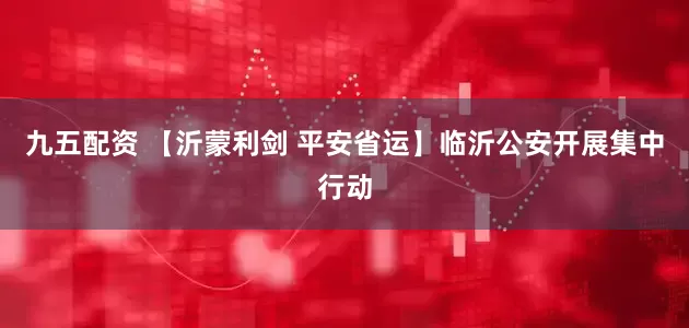 九五配资 【沂蒙利剑 平安省运】临沂公安开展集中行动