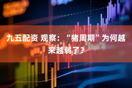 九五配资 观察：“猪周期”为何越来越弱了？